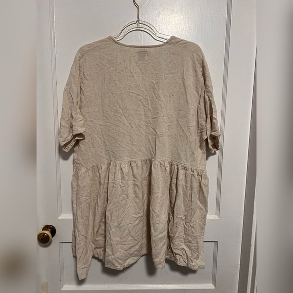 Princess Polly The Sandy Mini Dress Natural S/M - Picture 4 of 8